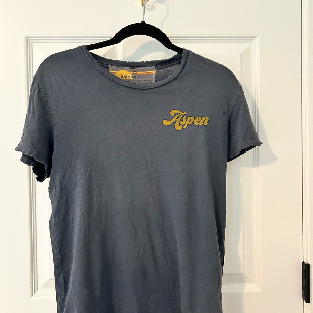 Aviator Nation Gray Aspen tee